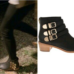 Zoe Benson Loefeller Randall Black Ankle Boots